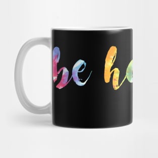 Be Happy Tie Dye Mug